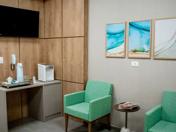Sala de espera da Nefro Saúde
